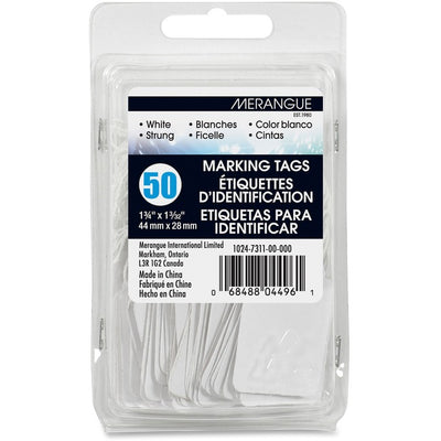 Merangue 50 Pack White String Tags (MGE10247311)