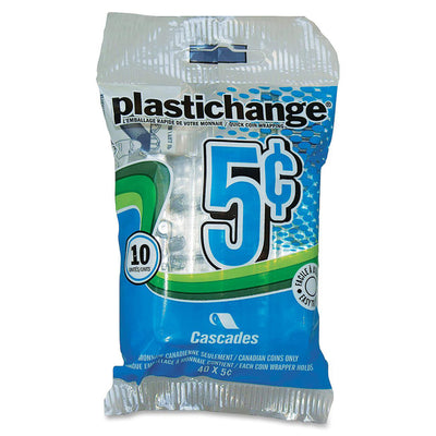 COIN WRAP PLASTIC 10/PK*NICKEL (RSIPCW10CA005)