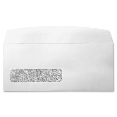 Supremex Single Window Envelope #10, White, 500/Box (SPX1040480FSC)