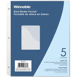 Winnable Clear Slant Binder Pockets (WNNSP-02-CR)