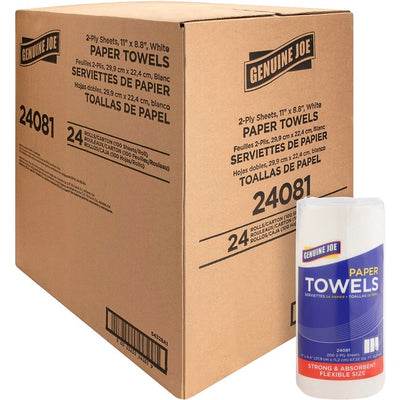 Genuine Joe Kitchen Roll Flexible Size Towels (GJO24081)