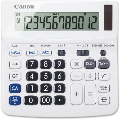 Canon 12-Digit Financial Desktop Calculator (CNM9607B001)