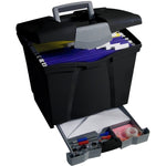 PORTABLE FILEBX W/DRAWER*BLACK (STX61513B04C)