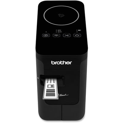 Brother P-touch PT-P750w Desktop Thermal Transfer Printer - Color - Label Print - USB - IEEE 802.11b/g/n Wireless LAN - With Cutter (BRTPTP750W)