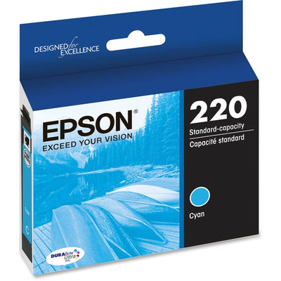 Epson DURABrite Ultra 220 Original Ink Cartridge - Cyan (EPST220220-S)