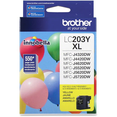 Brother Innobella LC203YS Original Ink Cartridge - Yellow (BRTLC203YS)