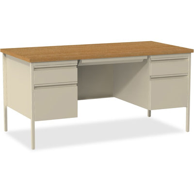 Lorell Fortress Series Double-Pedestal Desk (LLR60926)
