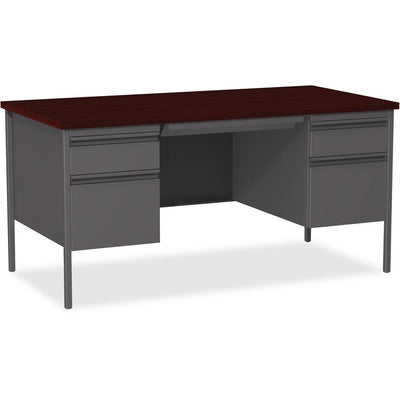 Lorell Fortress Series Double-Pedestal Desk (LLR60928)