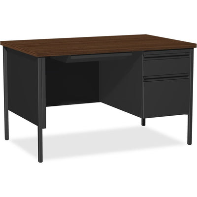 Lorell Fortress Series 48" Right Single-Pedestal Desk (LLR66902)