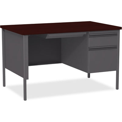 Lorell Fortress Series 48" Right Single-Pedestal Desk (LLR66903)