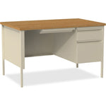 Lorell Fortress Series 48" Right Single-Pedestal Desk (LLR66908)