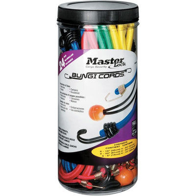 BUNGEE CORD AST SIZE/COL*24/PK (MLK3023AT)