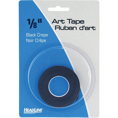 TAPE ART ADH.1/8 BLACK CARD (USS73081)