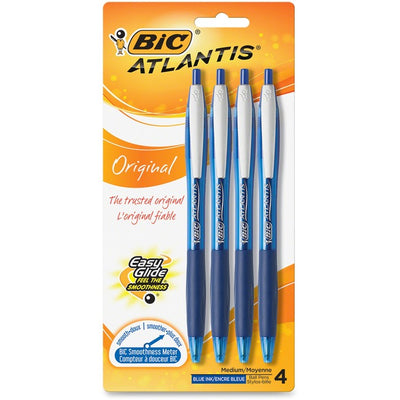 PEN ATLANTIS RETRC BLUE 4/PK (BICVCGP41BL)