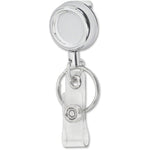 Merangue Chrome-finish Metal Badge Reel (MGENPRSMALL)