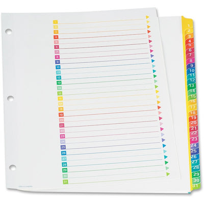 TOPS RapidX Colour Coded Monthly Index Dividers (OXFCR21331NSR)