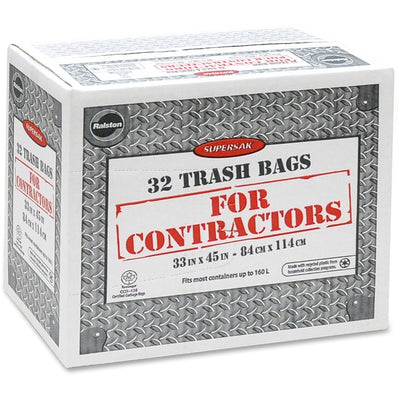 Supersak Contractor Grade 2.20 Mil Trash Bags (RLS378-01)