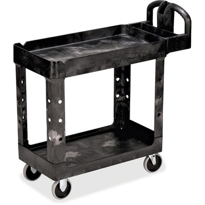 Rubbermaid Flat Shelf Utility Cart (RUBFG450088BL)