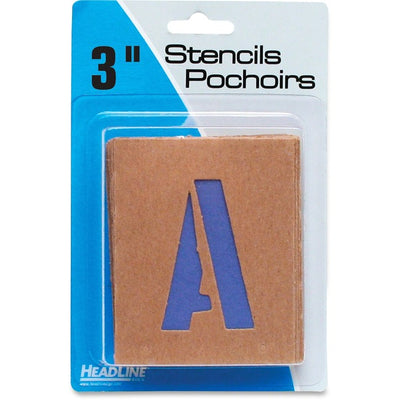 U.S. Stamp & Sign Brown Paper Letters/Numbers Stencils (USS103)