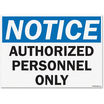 OSHA SFTY SIG NOTICE AUTH PRNL (USS5492)