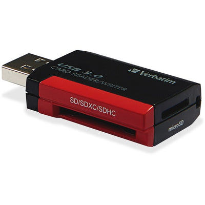 Verbatim Pocket Card Reader, USB 3.0 - Black (VER98538)