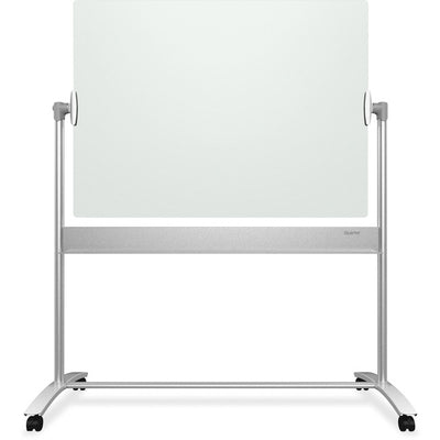 Quartet Infinity Magnetic Glass Easel, 4 Caster, 4' x 3' (QRT20209)