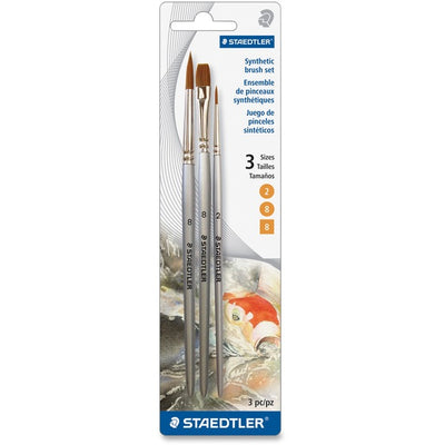 Staedtler Synthetic Brush Set (STD989-BK3-A6)
