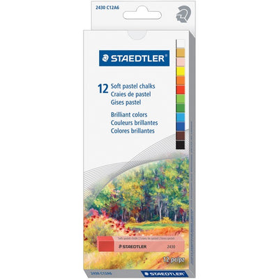 Staedtler Soft Chalk Pastels (STD2430-C12A6)