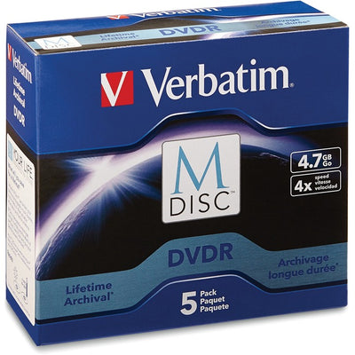 M-DISC DVDR 4.76GB 4X JWL*5/PK (VER98899)