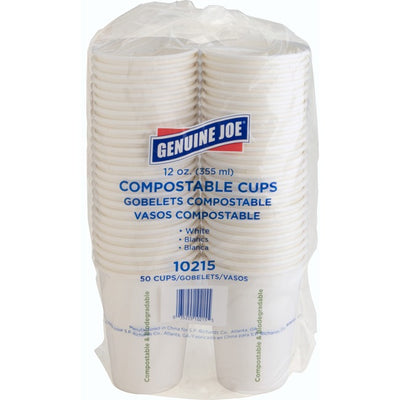 Genuine Joe 12 oz Eco-friendly Paper Cups (GJO10215)