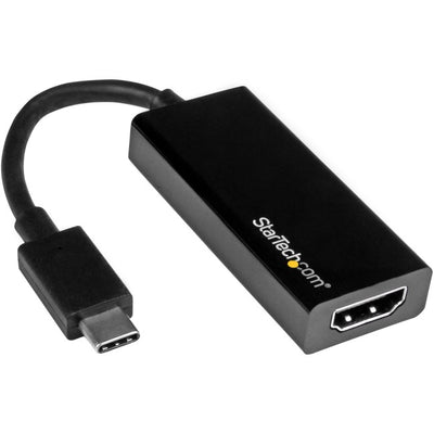 StarTech.com - USB-C to HDMI Adapter - 4K 30Hz - Black - USB Type-C to HDMI Adapter - USB 3.1 - Thunderbolt 3 Compatible (STCCDP2HD)