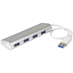 StarTech.com 4-Port USB Hub, USB A to 4x USB-A Ports, USB 5Gbps, Bus-Powered, Portable Laptop USB 3.0 Hub (STCST43004UA)