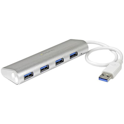 StarTech.com 4-Port USB Hub, USB A to 4x USB-A Ports, USB 5Gbps, Bus-Powered, Portable Laptop USB 3.0 Hub (STCST43004UA)