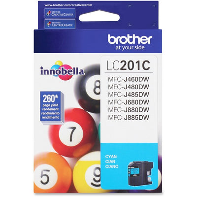 Brother Innobella LC201 Original Ink Cartridge - Cyan (BRTLC201CS)