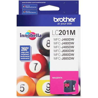 Brother Innobella LC201 Original Ink Cartridge - Magenta (BRTLC201MS)
