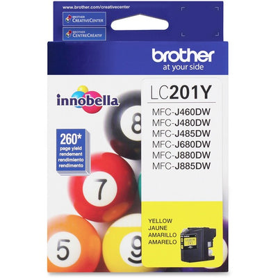 Brother Innobella LC201 Original Ink Cartridge - Yellow (BRTLC201YS)