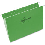 HANG FLDR NO TAB LTR BR.GRN*25 (COF30516)