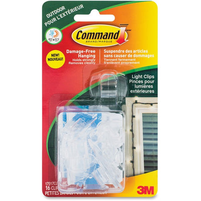 Command Outdoor Light Clips (MMM17017CLR-A)