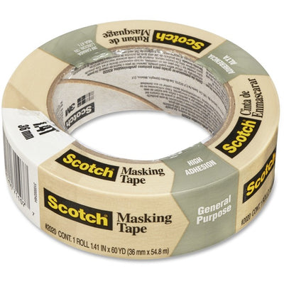 Scotch Masking Tape for Production Painting 2020-36A, 36 mm x 55 m (MMM2020-36A)