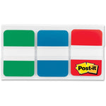 POST-IT TABS 1x1.5 RD/GRN/BLU (MMM686-GBR)
