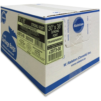 Ralston Industrial Garbage Bags 2900 Series - Ultra - Clear Bags (RLS2973-00)