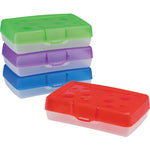 Storex Carrying Case Pencil, Pen, Art Supplies, Paper Clip, Glue Stick - Assorted (STX61605B12S)