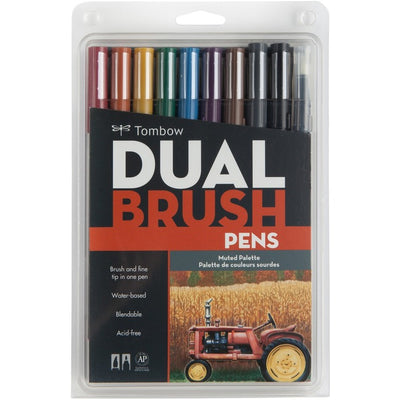 DUAL BRUSH PEN MUTED    *10/ST (TOM56186)