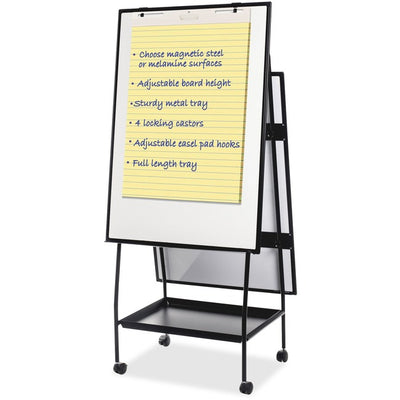 MOBILE EASEL DRY-ERASE BLACK (BVCEA49145016)