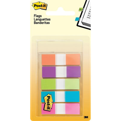 Post-it&reg; Flags in On-the-Go Dispenser - Bright Colors (MMM683-5CB2)