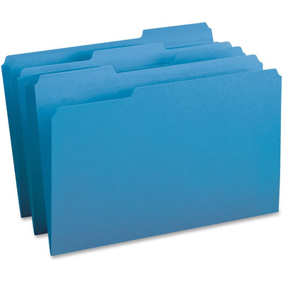 Business Source 1/3 Tab Cut Legal Recycled Top Tab File Folder (BSN99719)