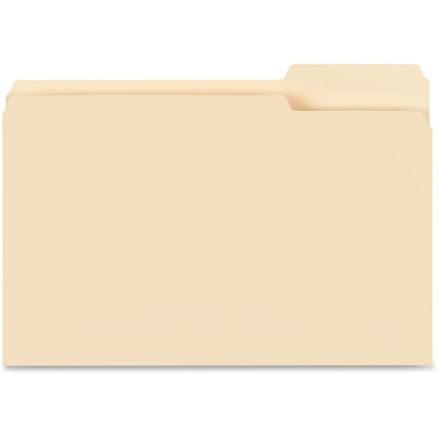 Business Source 1/3 Tab Cut Legal Recycled Top Tab File Folder (BSN99723)