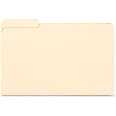 Business Source 1/3 Tab Cut Legal Recycled Top Tab File Folder (BSN99724)