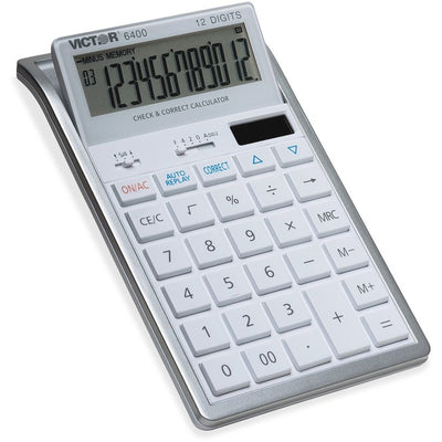 Victor 12-Digit Check and Correct Desk Calculator (VCT6400)