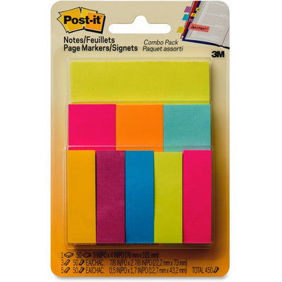Post-it&reg; Page Marker/Note (MMM670COMBO-C)